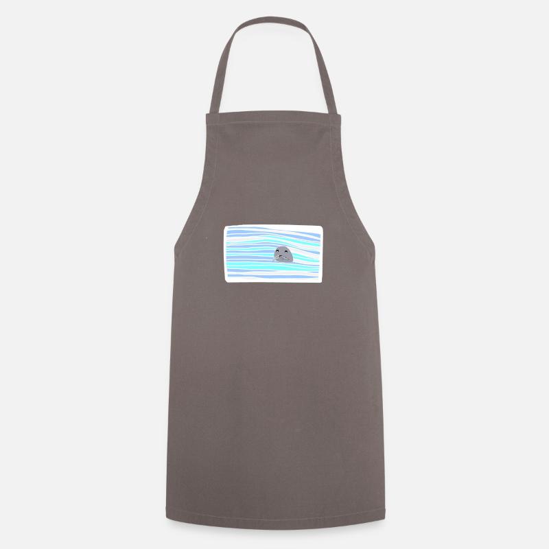 Phoque - Tablier de cuisine - gris