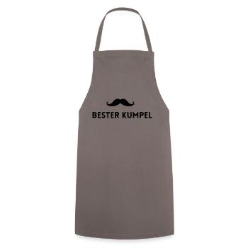 Bester Kumpel - Kochschürze - Grau - Vorne - AI Model Male 185 dark (185cm)