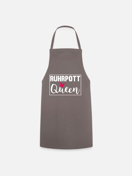 Ruhrpott Queen Ruhrgebiet - Kochschürze - Grau