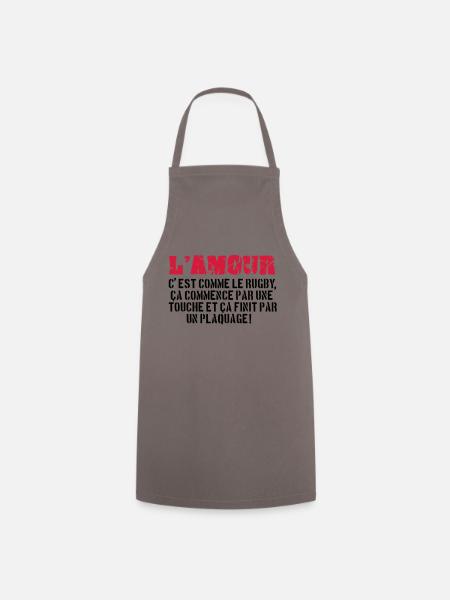 rugby - Cooking Apron - grey
