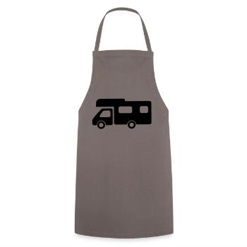Wohnmobil - Kochschürze - Grau - Vorne - AI Model Male 185 dark (185cm)