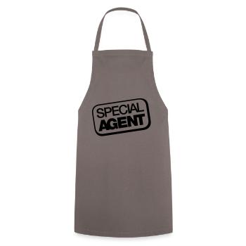 special_agent_ak1 - Tablier de cuisine - gris - Devant - AI Model Male 185 dark (185cm)