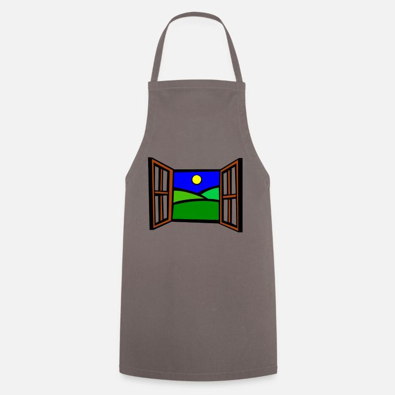 window - Cooking Apron - grey