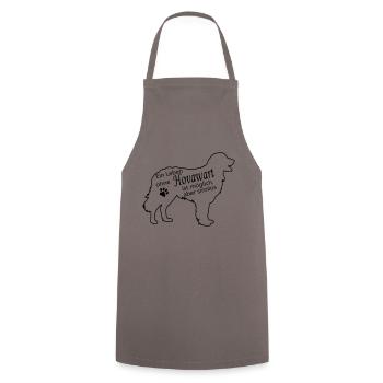 Leben ohne Hovawart Hund ist sinnlos Hundehalter - Kochschürze - Grau - Vorne - AI Model Male 185 dark (185cm)