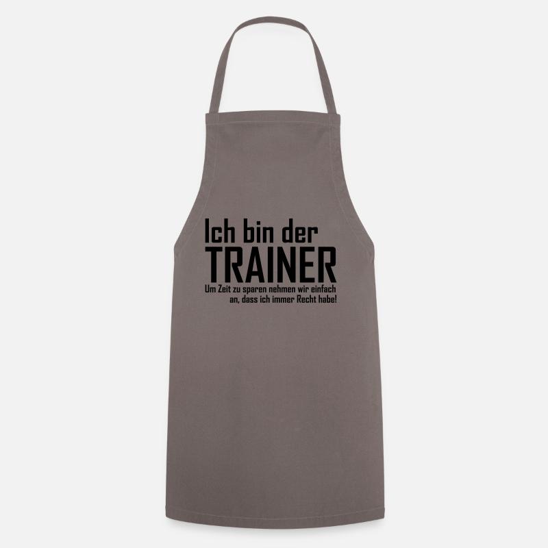 Trainer - Kochschürze - Grau