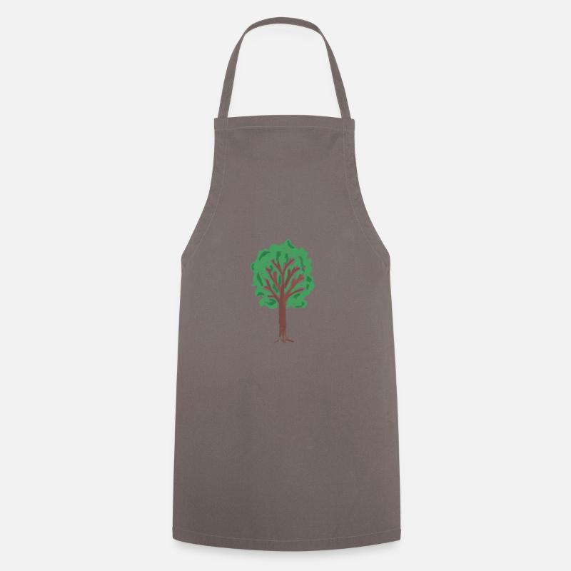 tree - Cooking Apron - grey
