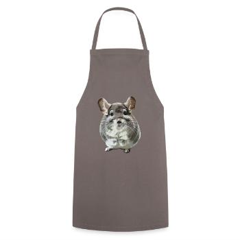 Masque de chinchilla - Tablier de cuisine - gris - Devant - AI Model Male 185 dark (185cm)