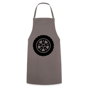 Reifen tuning - Kochschürze - Grau - Vorne - AI Model Male 185 dark (185cm)
