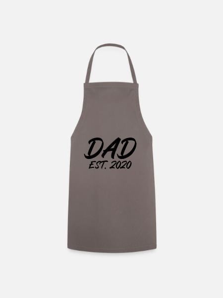 Dad est 2020 - Kochschürze - Grau