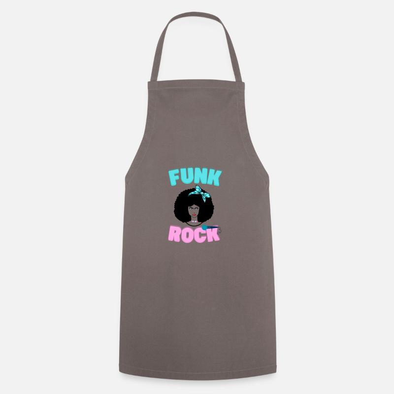 Funk Rock - Tablier de cuisine - gris