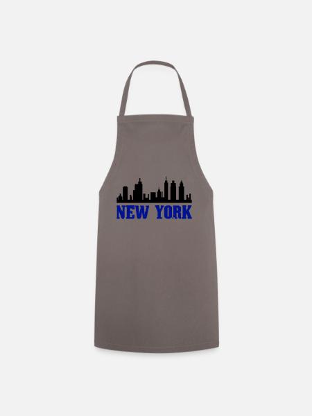 New York - Cooking Apron - grey