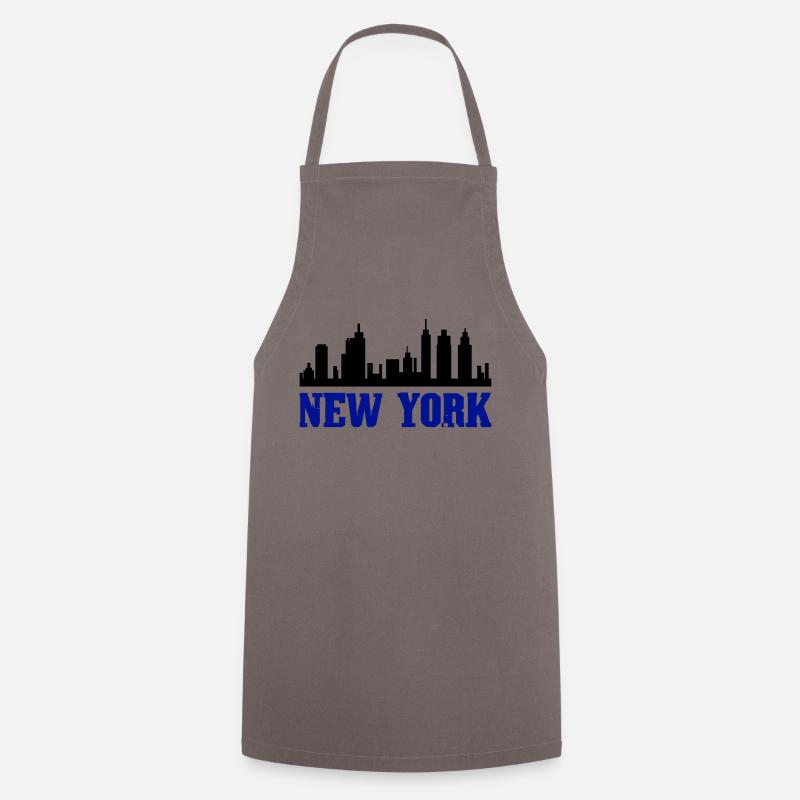 New York - Tablier de cuisine - gris