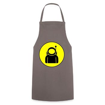 Astronaut icon icon - Cooking Apron - grey - Front - AI Model Male 185 dark (185cm)