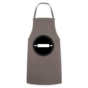 Rouleau de cuisine à pâtisserie - Tablier de cuisine - gris - Devant - AI Model Male 185 dark (185cm)