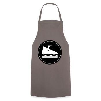 Sandwich Food - Tablier de cuisine - gris - Devant - AI Model Male 185 dark (185cm)