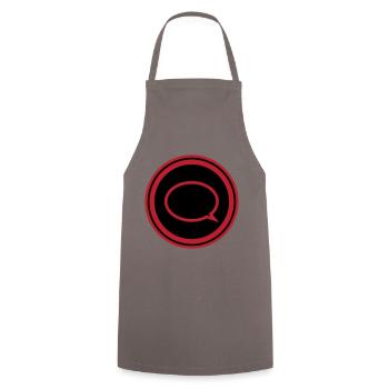 Ballon - Tablier de cuisine - gris - Devant - AI Model Male 185 dark (185cm)