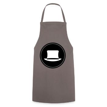 Groom Cylinder Circle - Cooking Apron - grey - Front - AI Model Male 185 dark (185cm)