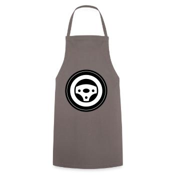Tyre tuning circle - Cooking Apron - grey - Front - AI Model Male 185 dark (185cm)