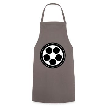 Soccer soccer - Tablier de cuisine - gris - Devant - AI Model Male 185 dark (185cm)