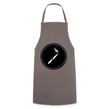 Silhouette de cigarette électronique - Tablier de cuisine - gris - Devant - AI Model Male 185 dark (185cm)