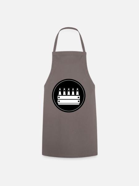 Bierkiste Kiste Bier - Kochschürze - Grau