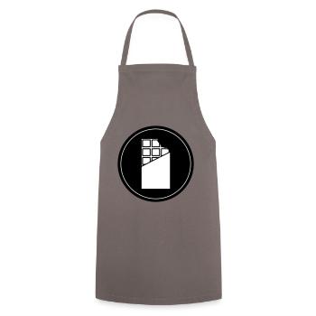 Icône de chocolat Icône - Tablier de cuisine - gris - Devant - AI Model Male 185 dark (185cm)