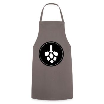 Houblon de bière - Tablier de cuisine - gris - Devant - AI Model Male 185 dark (185cm)