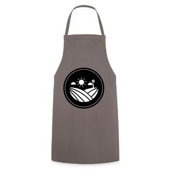 Farm Farmer - Cooking Apron - grey - Front - AI Model Male 185 dark (185cm)