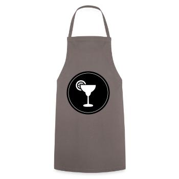 Tequila Drink - Kochschürze - Grau - Vorne - AI Model Male 185 dark (185cm)