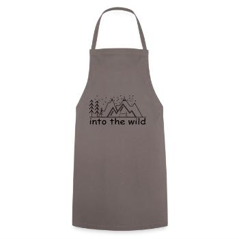 Voyage d’aventure Randonnée Montagne - Tablier de cuisine - gris - Devant - AI Model Male 185 dark (185cm)