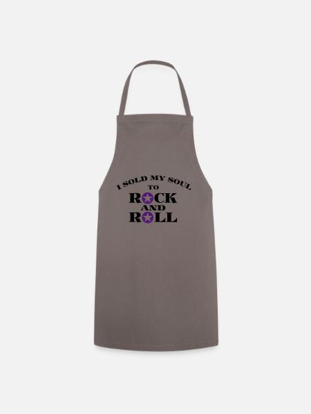 I Sold My Soul To Rock And Roll - Kochschürze - Grau