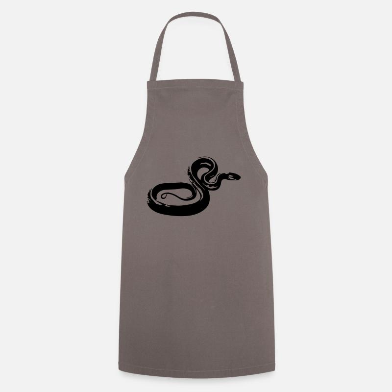 couleuvre - Tablier de cuisine - gris