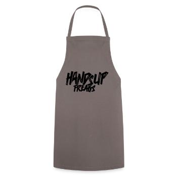 Hands Up Freaks - Kochschürze - Grau - Vorne - AI Model Male 185 dark (185cm)