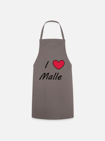 Malle - Kochschürze - Grau