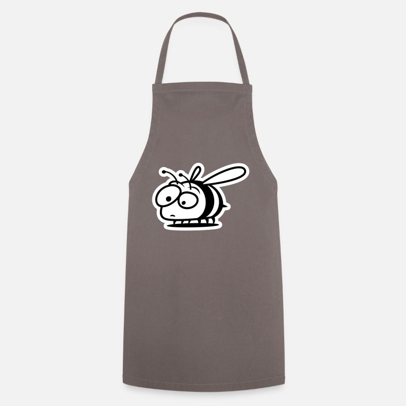 Bee - Cooking Apron - grey