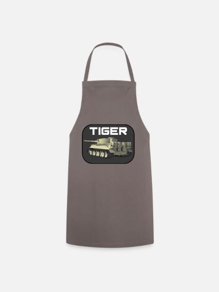 Tiger - Kochschürze - Grau