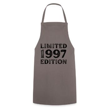 1997 LIMITED EDITION ANNIVERSAIRE METAL FER GRIS - Tablier de cuisine - gris - Devant - AI Model Male 185 dark (185cm)