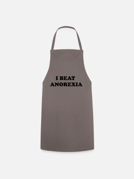 i beat anorexia - Kochschürze - Grau