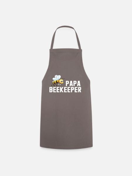 Papa Beekeeper - Kochschürze - Grau