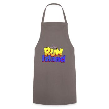 Run Island .2 - Tablier de cuisine - gris - Devant - AI Model Male 185 dark (185cm)