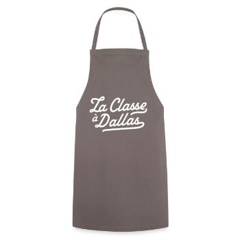 La classe à Dallas - Tablier de cuisine - gris - Devant - AI Model Male 185 dark (185cm)