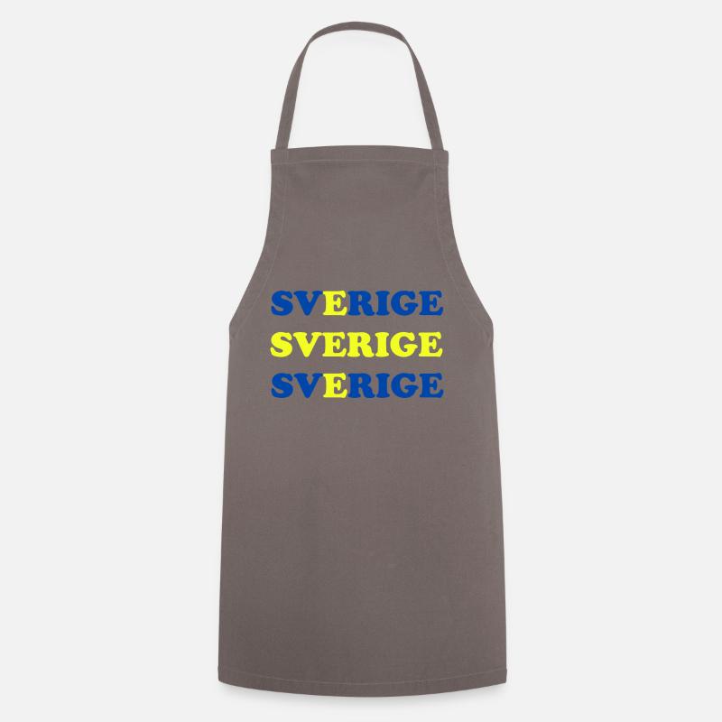 Sverige - Kochschürze - Grau