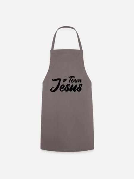team jesus - Kochschürze - Grau