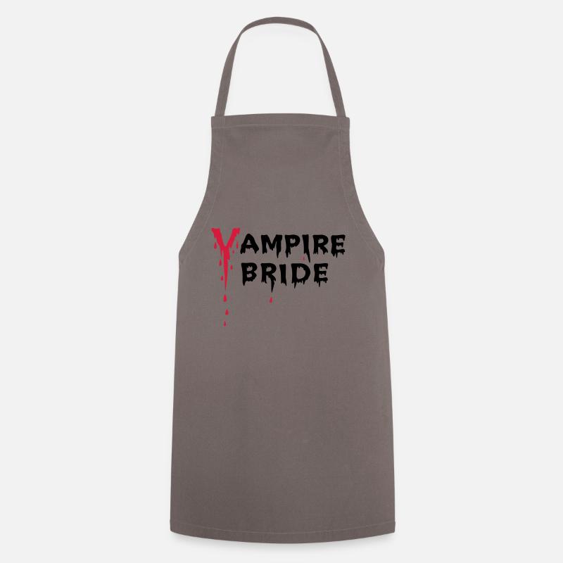 Vampire Bride - Kochschürze - Grau