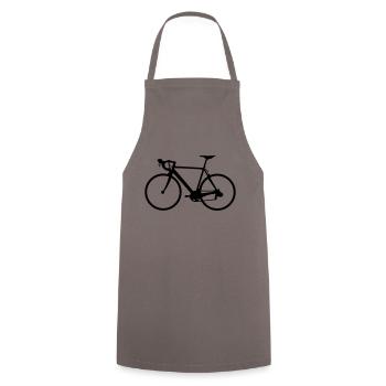 Rennrad - Kochschürze - Grau - Vorne - AI Model Male 185 dark (185cm)