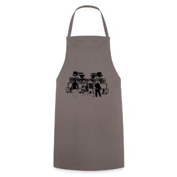 sound system free People - Tablier de cuisine - gris - Devant - AI Model Male 185 dark (185cm)