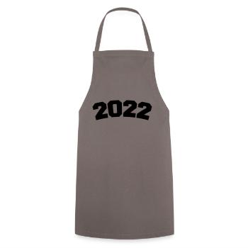 2022 - Cooking Apron - grey - Front - AI Model Male 185 dark (185cm)