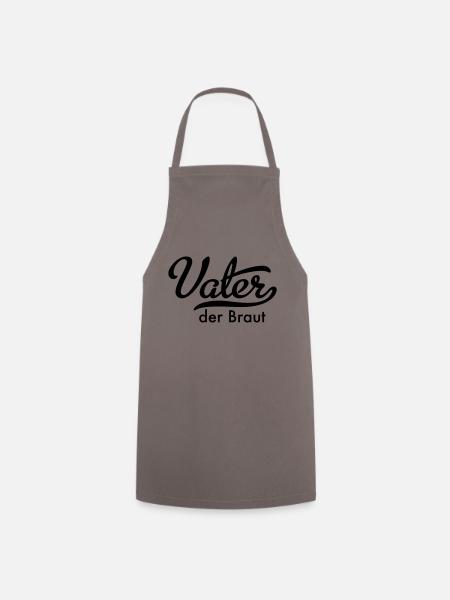 Vater der Braut - Kochschürze - Grau