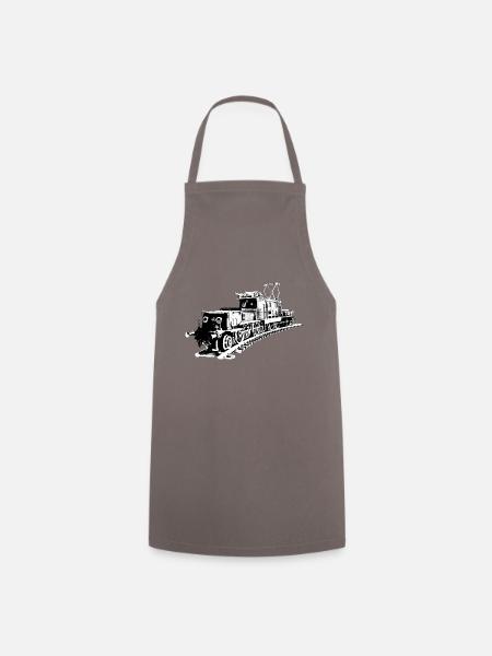 Locomotive (crocodile) - Tablier de cuisine - gris