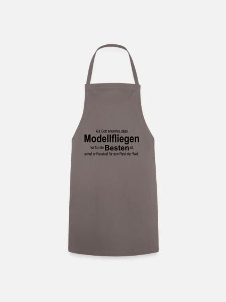 gott modellfliegen - Kochschürze - Grau
